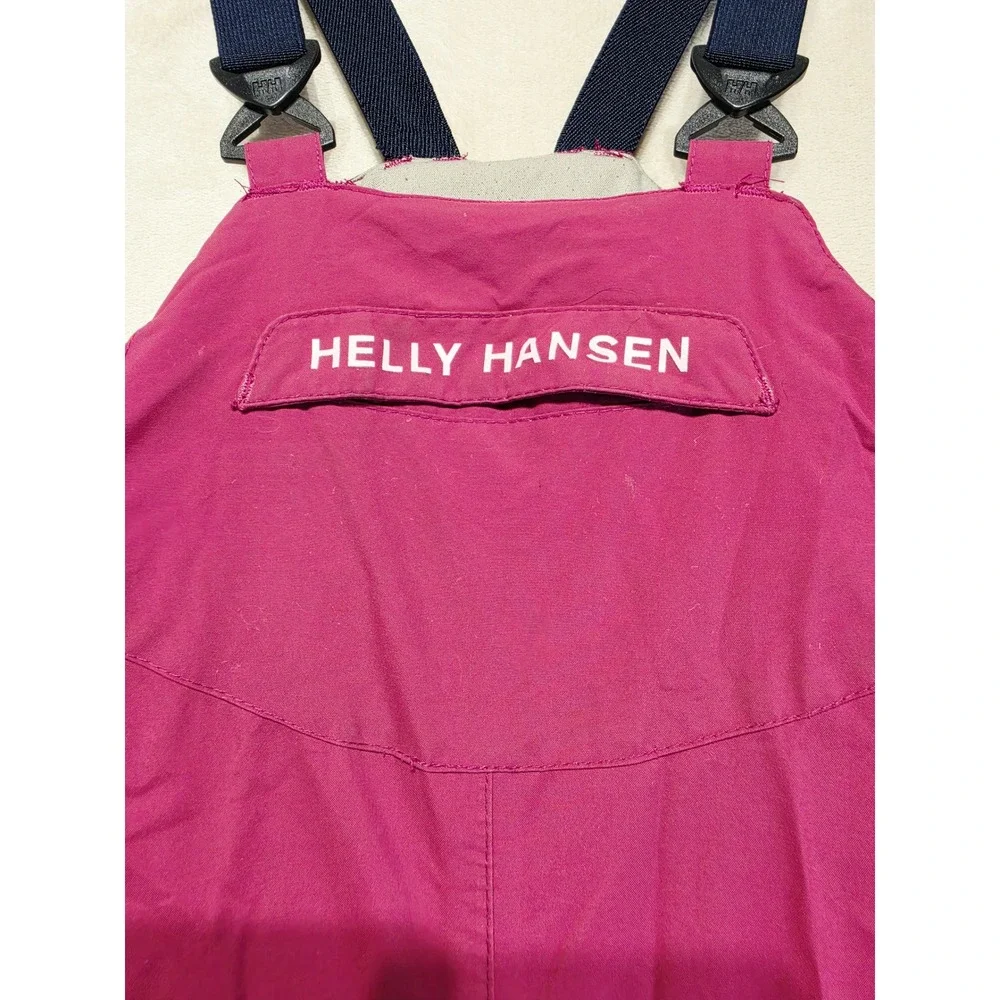 Helly Hansen Kids Pink Helly Tech Snow Bib Overalls Ski Pants Size 6 116/6